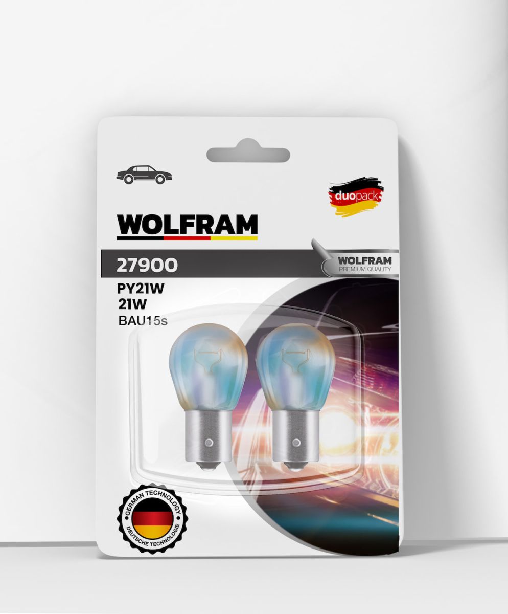 PY21W Stop Signal Bulb 12V 21W BAU15s Multipack