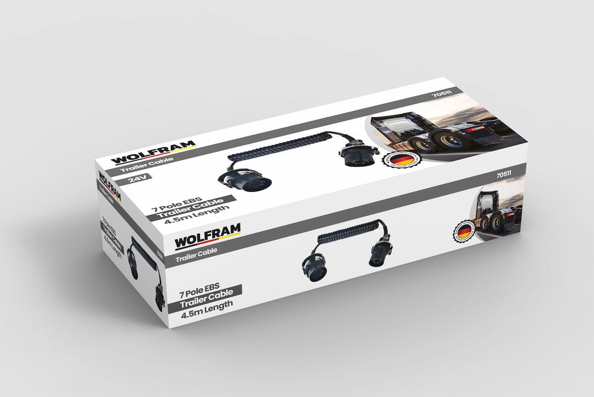 7-pin EBS Truck Semi-Trailer Cable