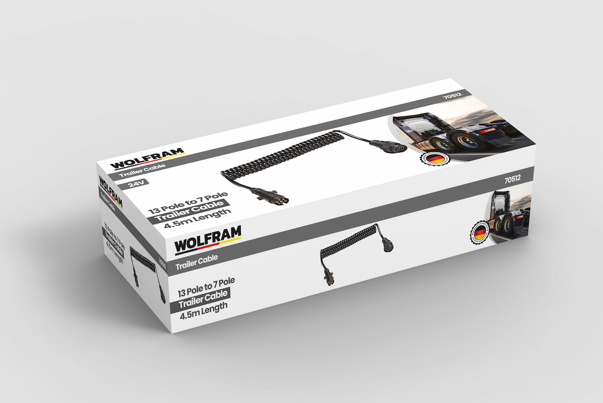 13-pin to 7-pin Plug Converter Adapter Cable