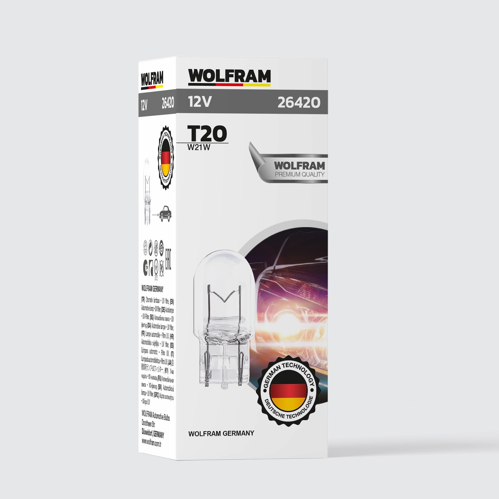 T20 Bulb T20 Jumbo Baseless Bulb 12V 21W
