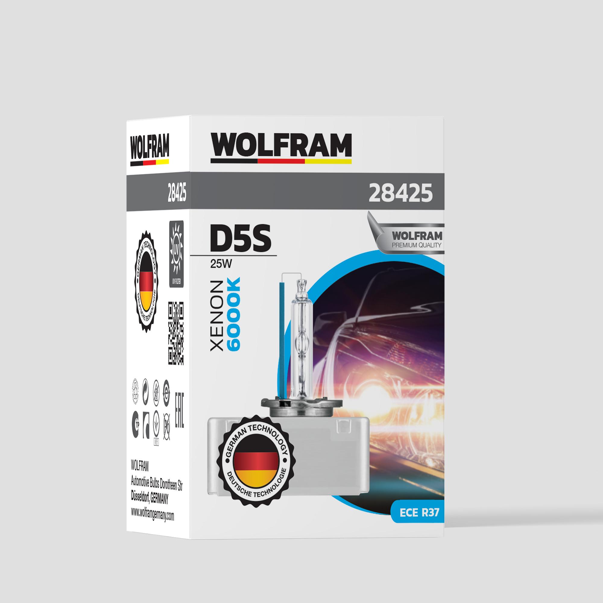 D5S Xenon Bulb White Light 12V 25W
