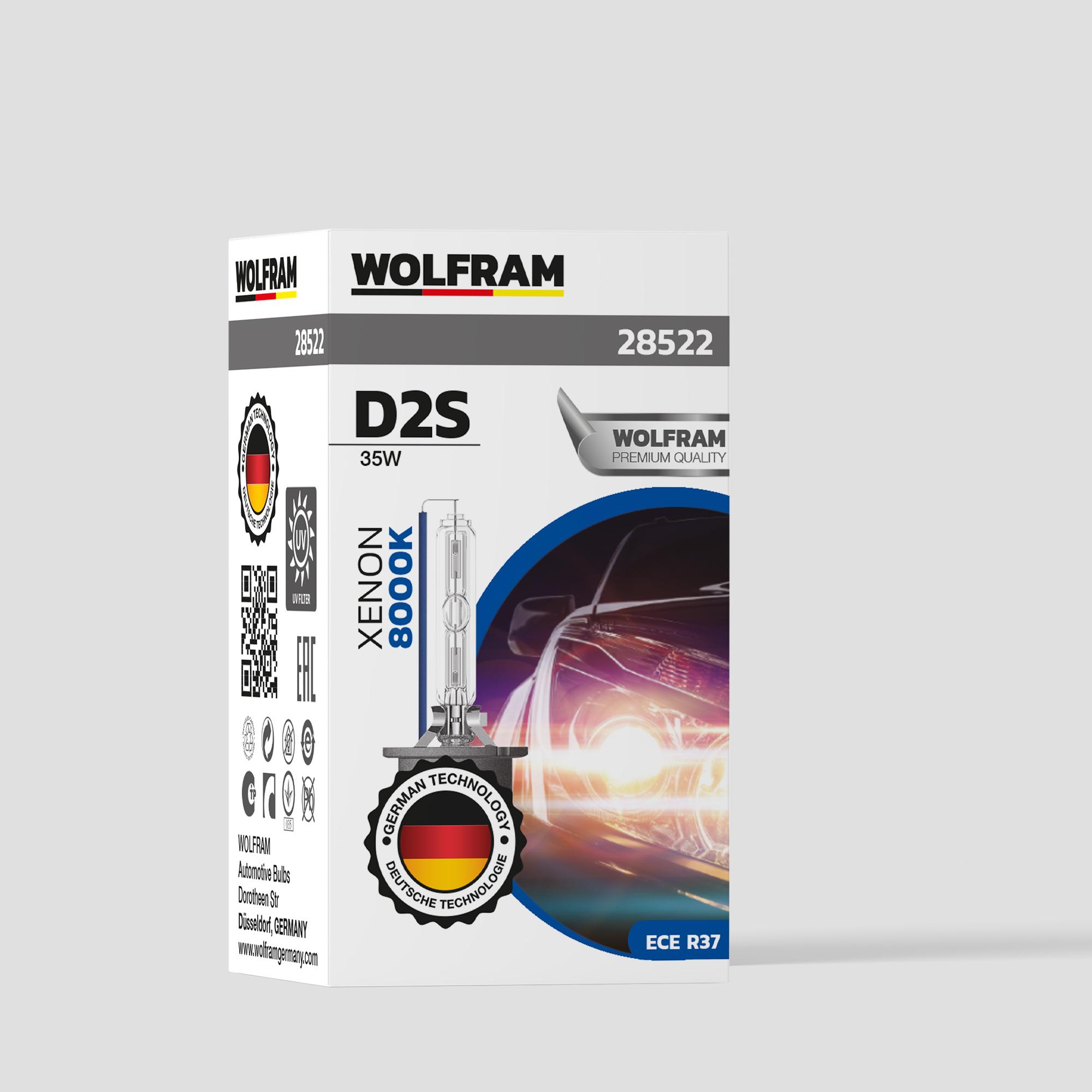 D2S Xenon Bulb White Light 12V 35W