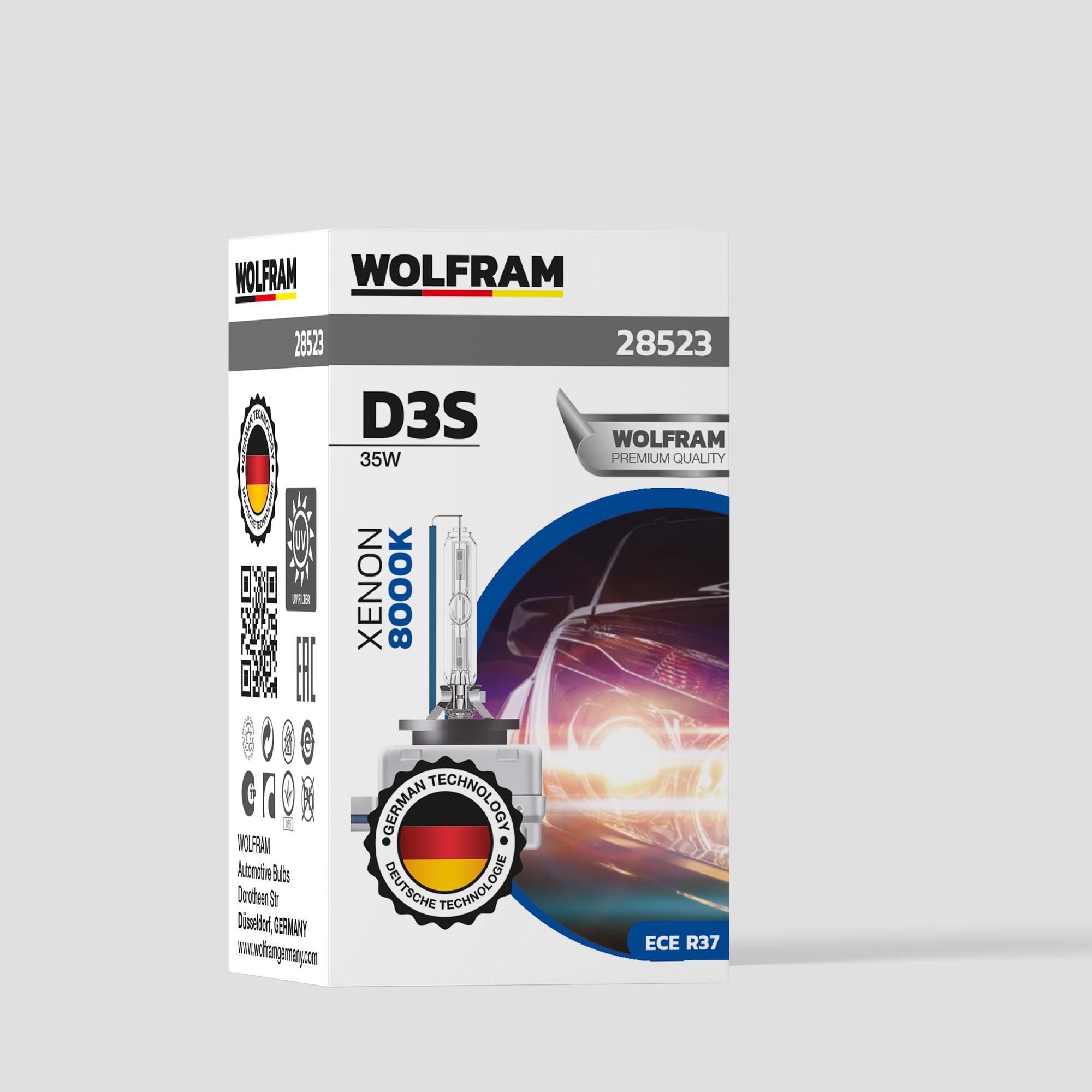 D3S Xenon Bulb White Light 12V 35W