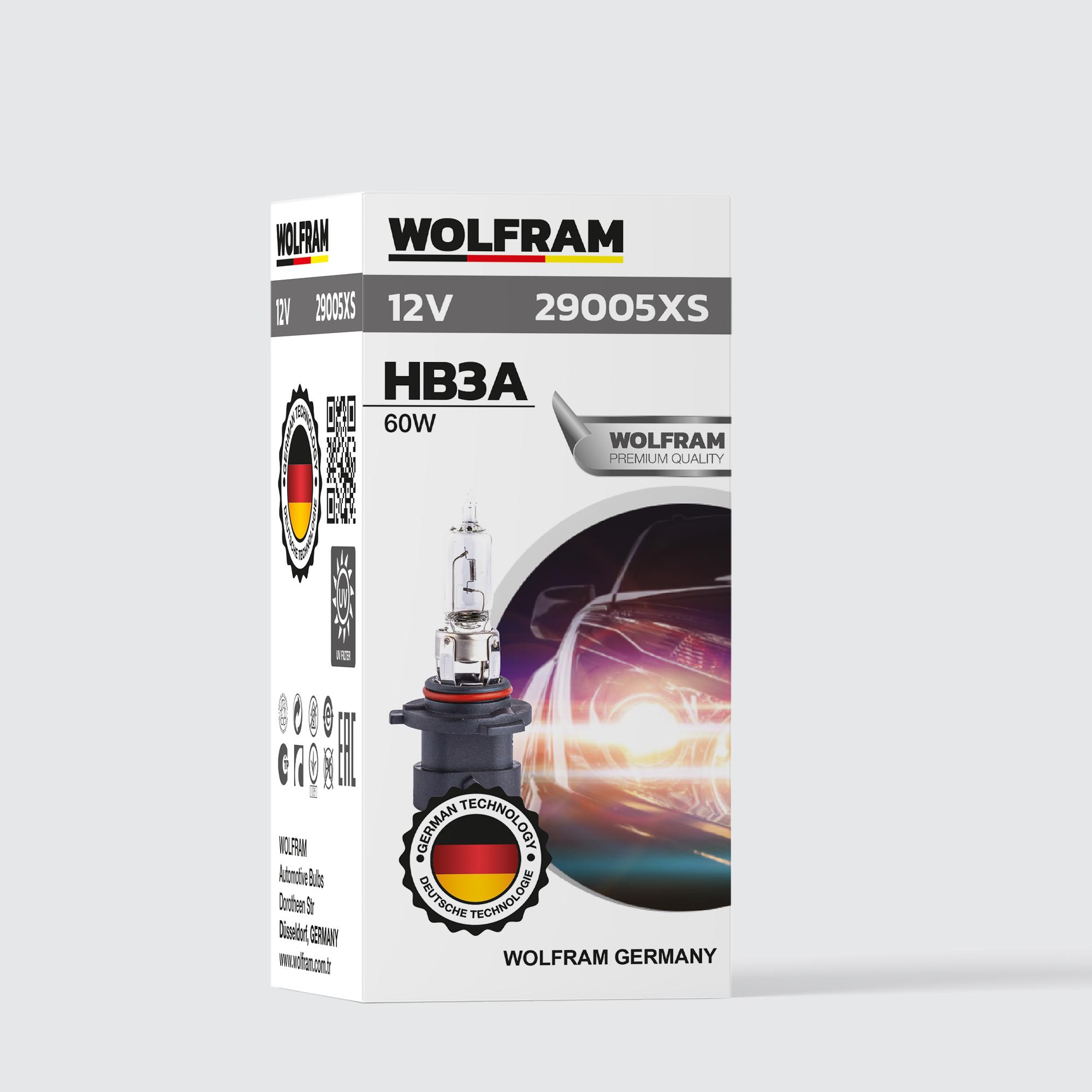 HB3A Bulb 9005 XS Standard Light Straight Socket 12V 60W