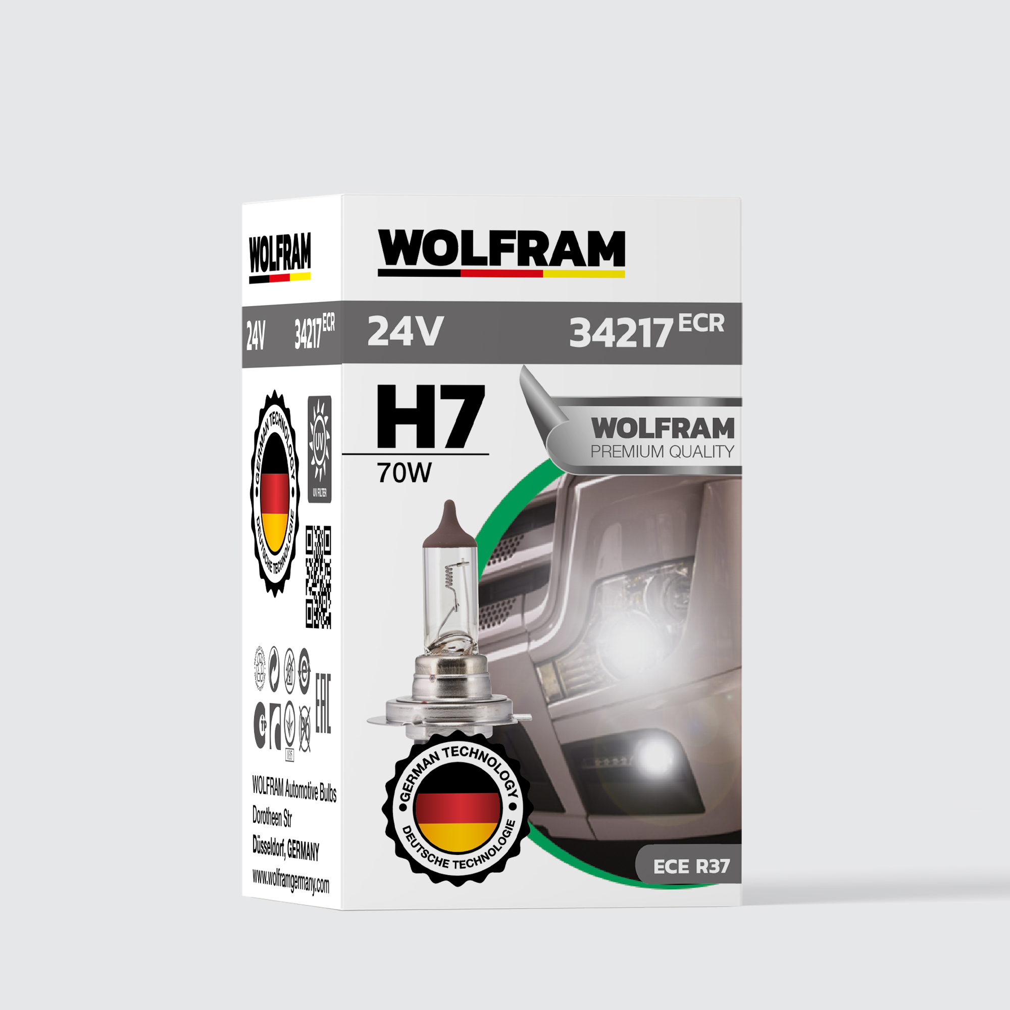 H7 Bulb ECR Standard Light 24V 70W