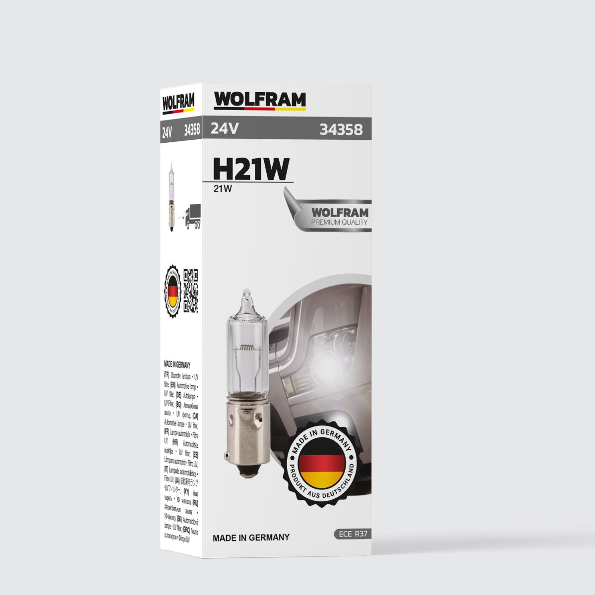 H21 Bulb Mercury Lens 24V 21W