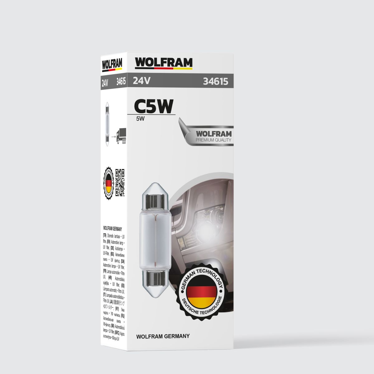 C5W Bulb Sofit Medium 36 mm 24V 5W