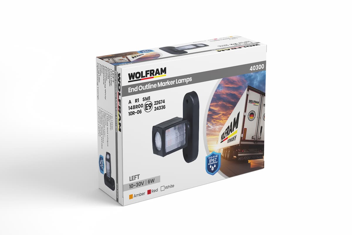 Trailer Horn Light Short Pattern Left E Certified