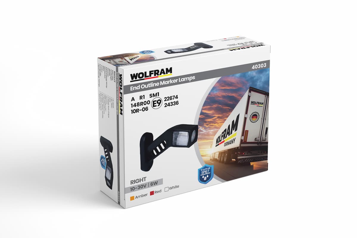 Trailer Horn Light Medium Pattern Right E Certified