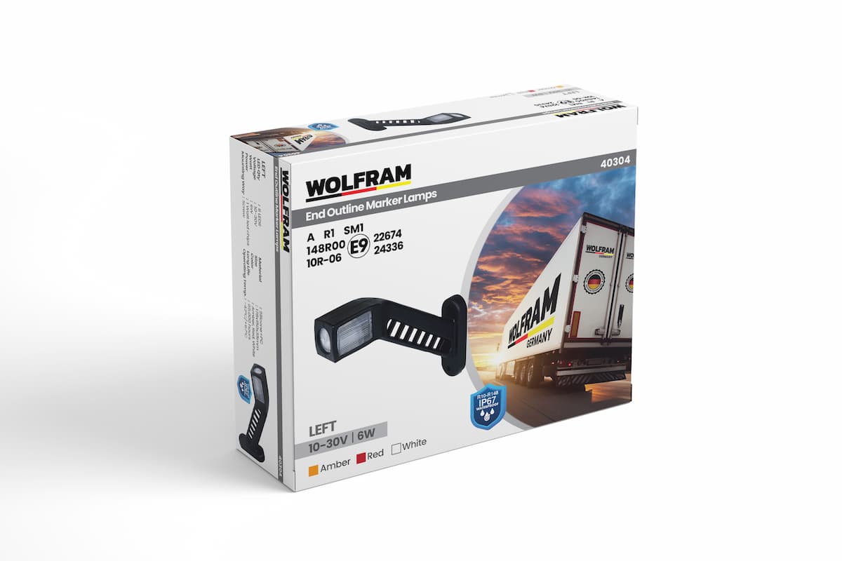 Trailer Horn Light Long Pattern Left E Certified